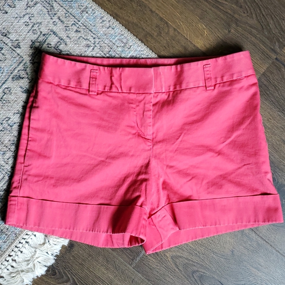Coral Cuff Shorts